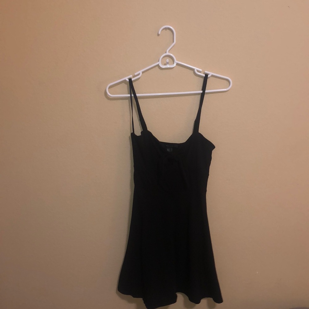 Black skater dress